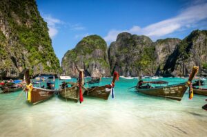 Long boats in Koh Phi Phi